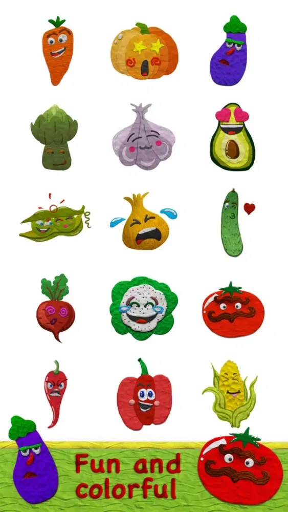 Tangkapan layar Clayfood - Animated Stickers