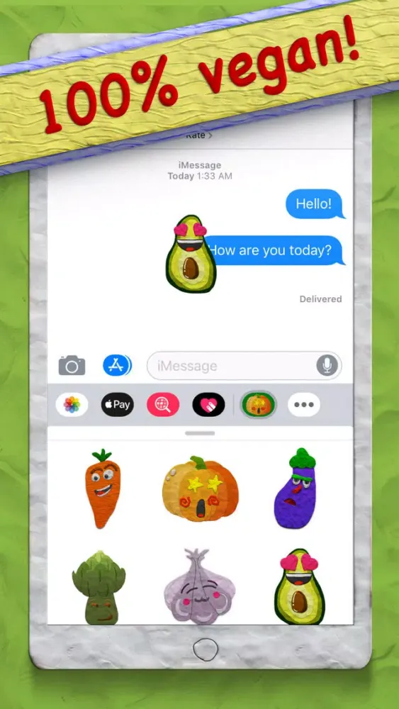 Tangkapan layar Clayfood - Animated Stickers