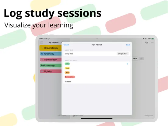 صور Study Sessions: Learn Smarter iPad 