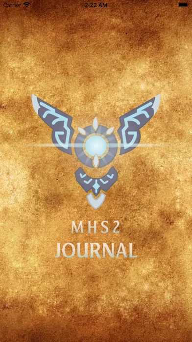 Tangkapan skrin MHS2 Journal