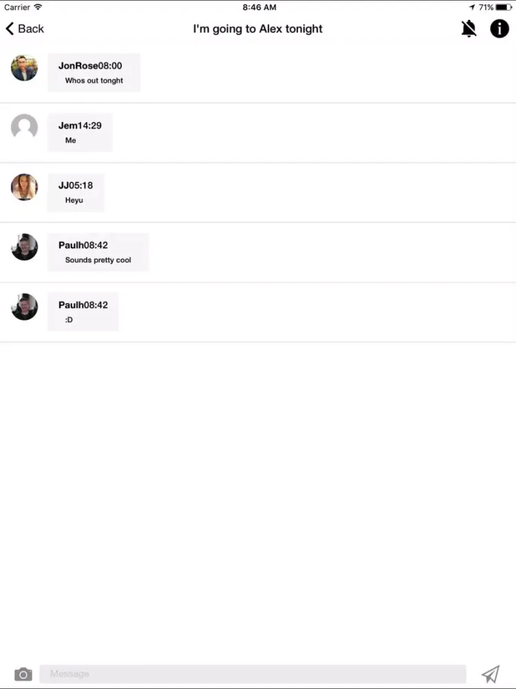 Alex Chat iPad 应用截图