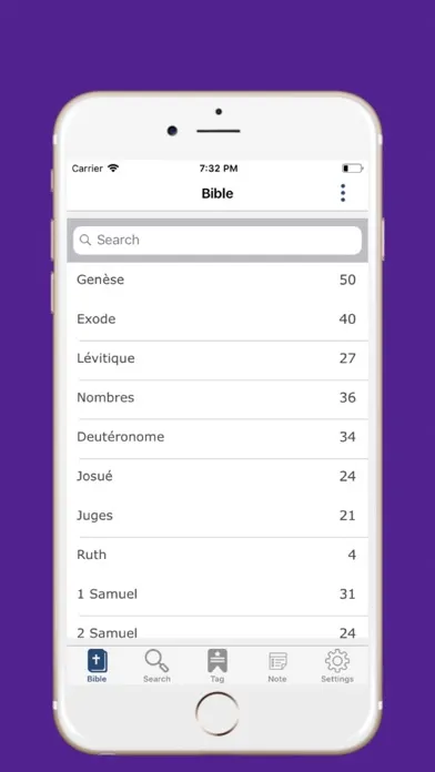Captures d'écran de New French Bible