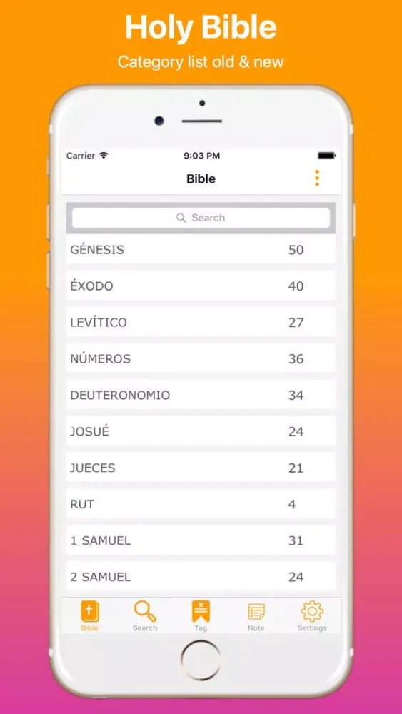 Скриншоты Spanish Bible and Easy Search Bible word Free