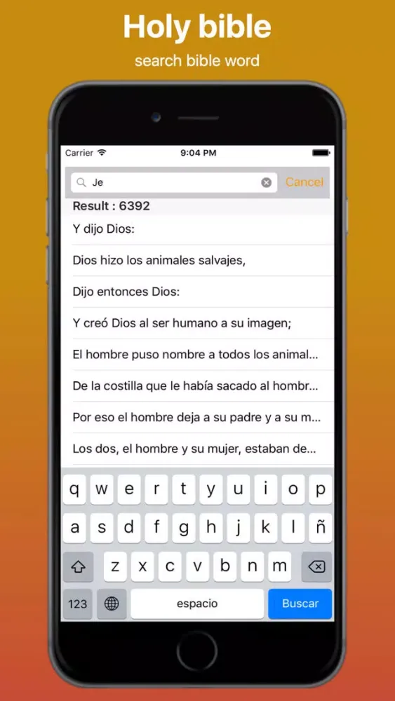 Скриншоты Spanish Bible and Easy Search Bible word Free