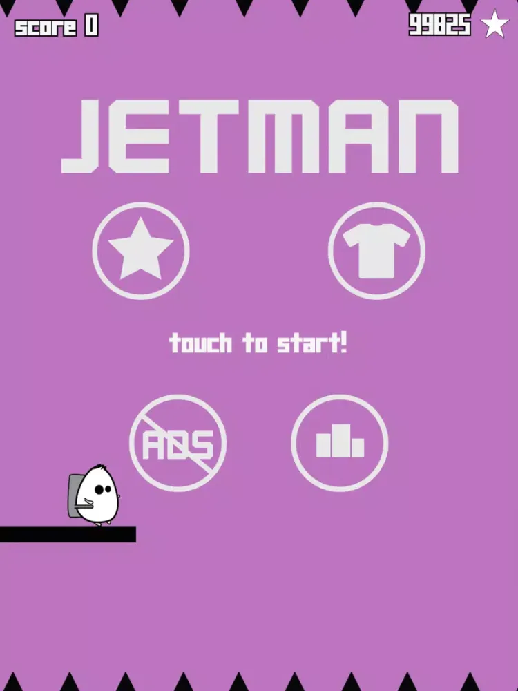 The Jetman iPad Screenshots