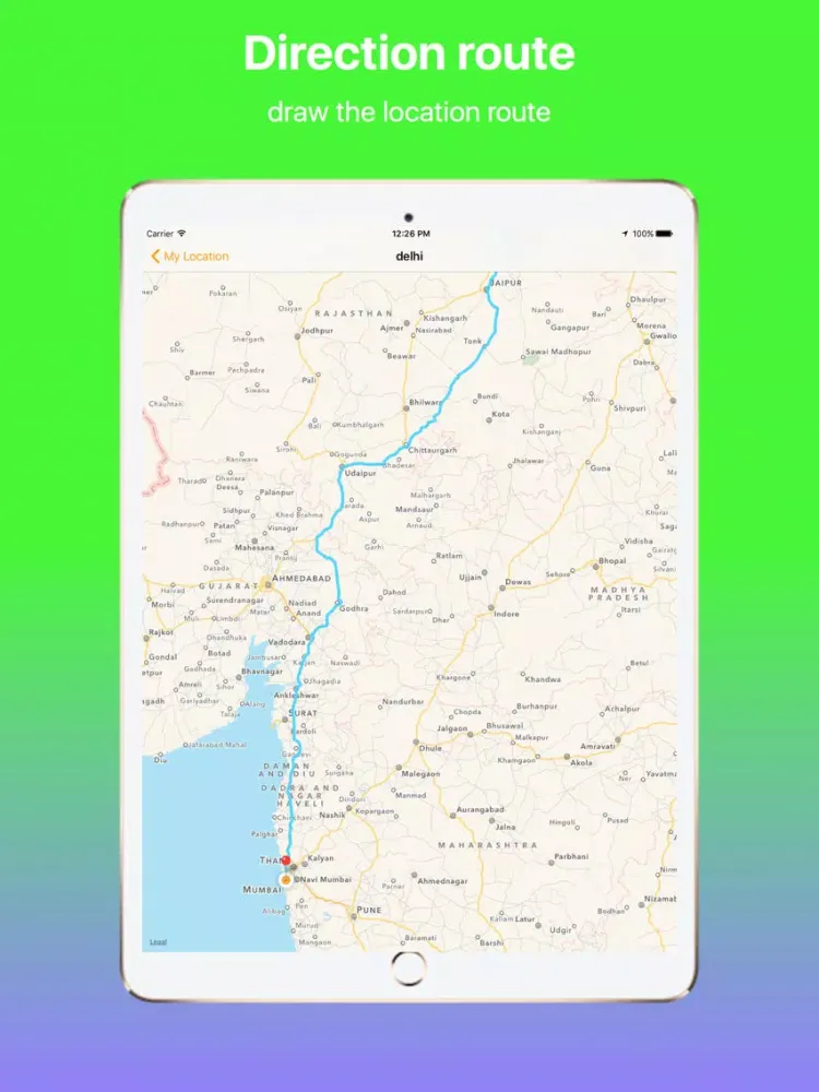 Search Nearby Location iPad  スクリーンショット
