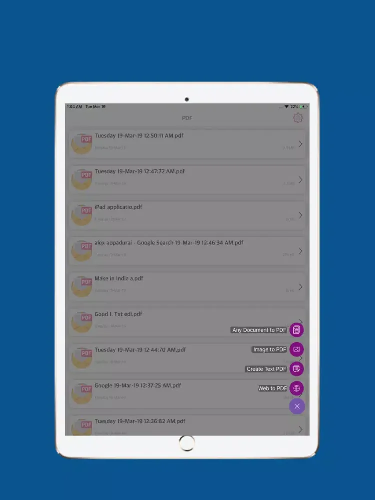 PDF Converter Master Pro iPad  스크린샷