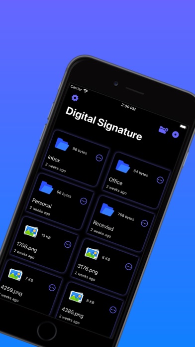 Capturas de pantalla de Digital Signature Pro