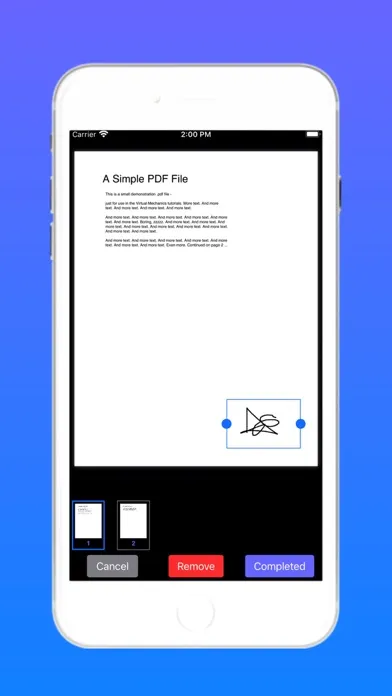 Digital Signature Pro 스크린샷