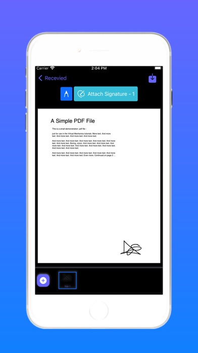 Capturas de pantalla de Digital Signature Pro