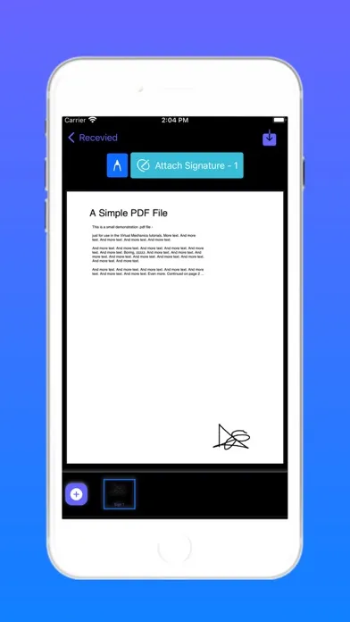 Digital Signature Pro 스크린샷