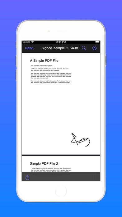 Capturas de pantalla de Digital Signature Pro