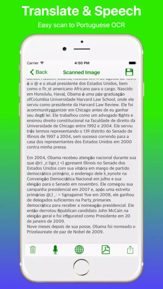 Portuguese OCR Scanner and Translator Pro سکرین شاٹس