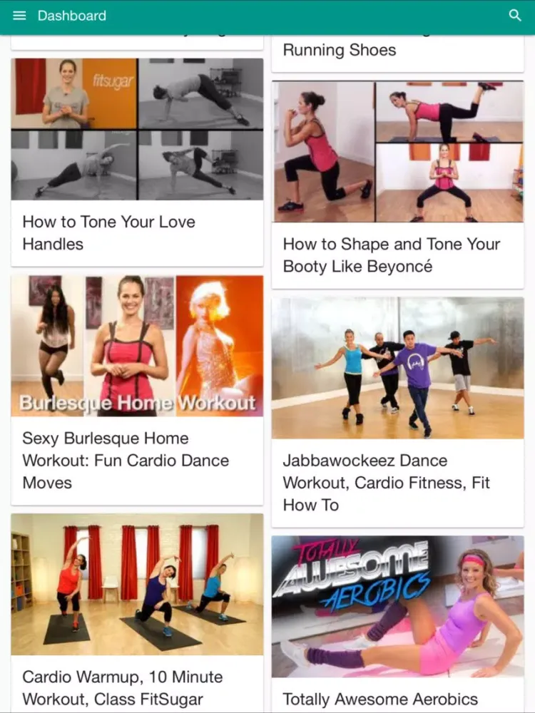 Скриншоты Fitness & workout: course & video lessons for girl iPad 