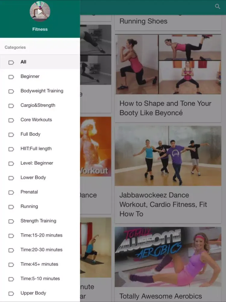 Скриншоты Fitness & workout: course & video lessons for girl iPad 