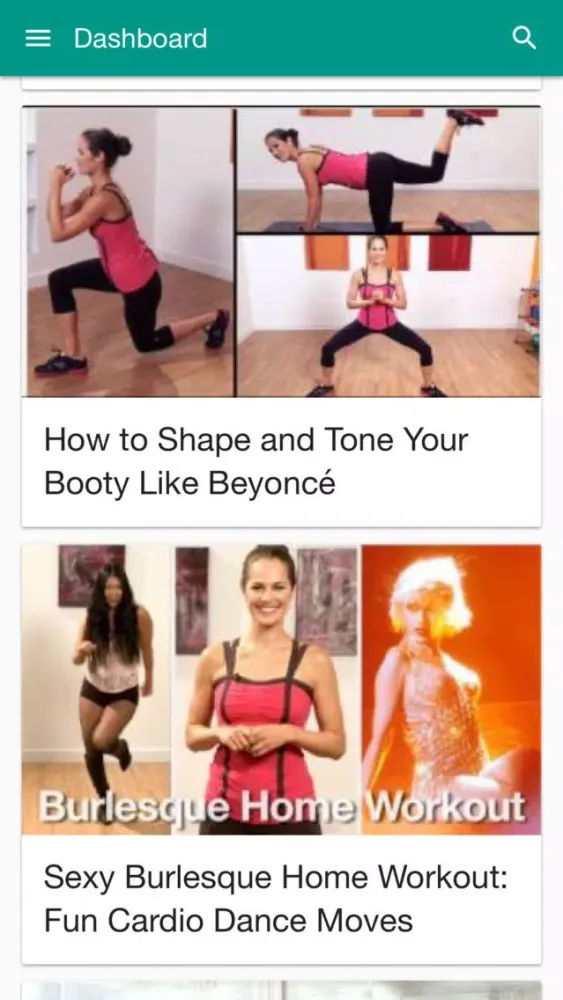 Скриншоты Fitness & workout: course & video lessons for girl