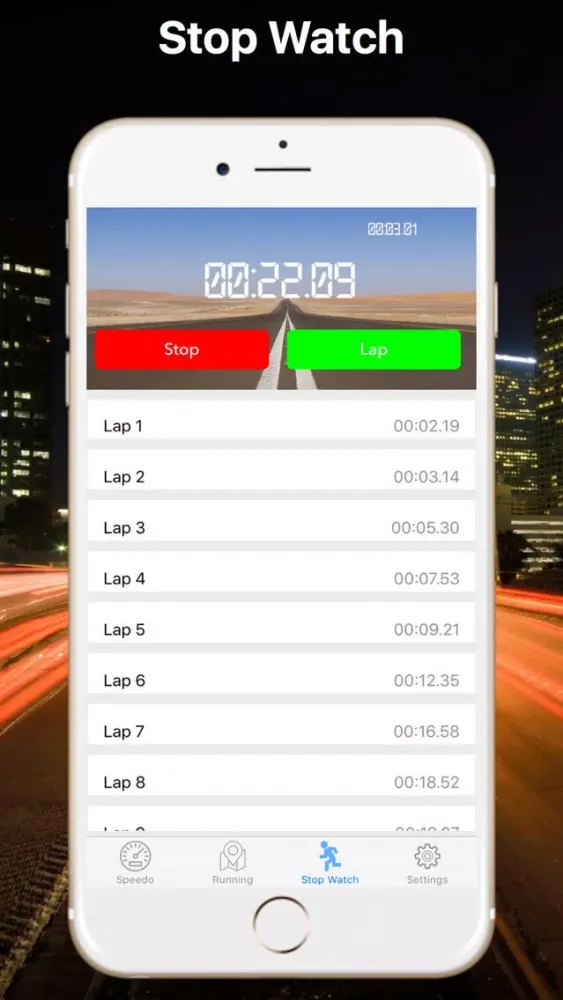 ภาพหน้าจอของ Speedo Meter and Location Tracker
