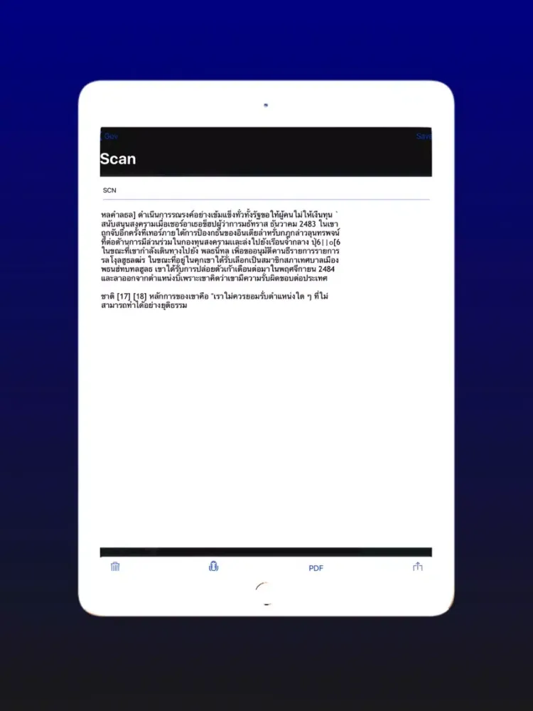 Thai Image OCR Scanner Pro iPad  Ekran Görüntüleri