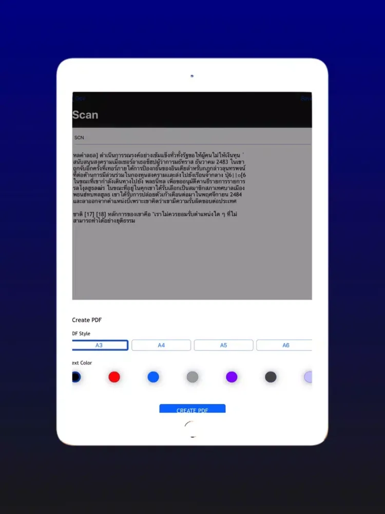 Thai Image OCR Scanner Pro iPad  Ekran Görüntüleri