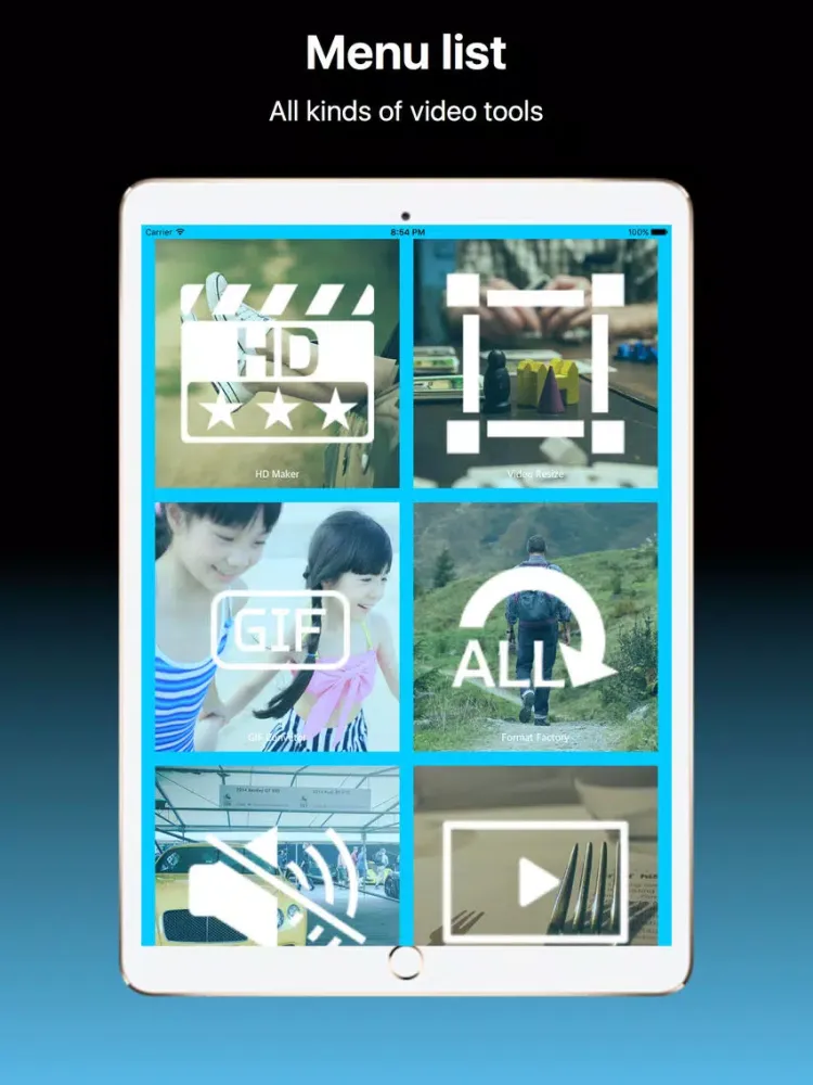 Video Editor Collection Professional iPad  Ekran Görüntüleri