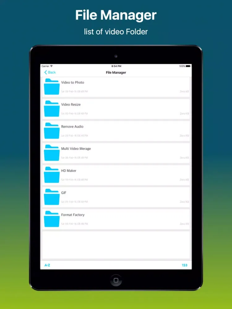 Video Editor Collection Professional iPad  Ekran Görüntüleri
