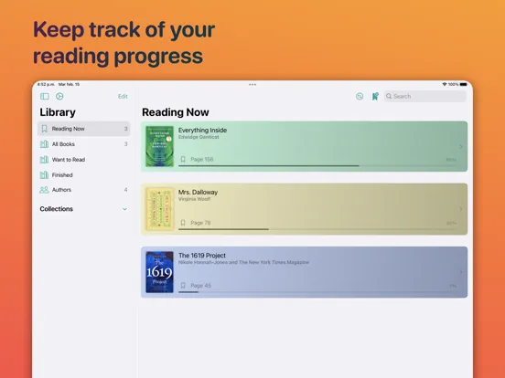Capturas de tela do Home Library Manager - Leto iPad 