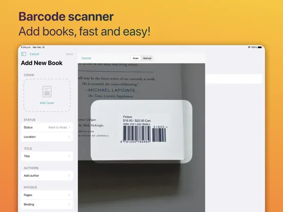 Capturas de tela do Home Library Manager - Leto iPad 