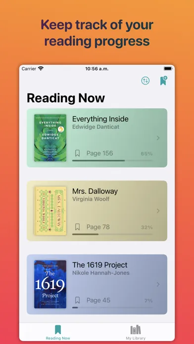 Capturas de tela do Home Library Manager - Leto