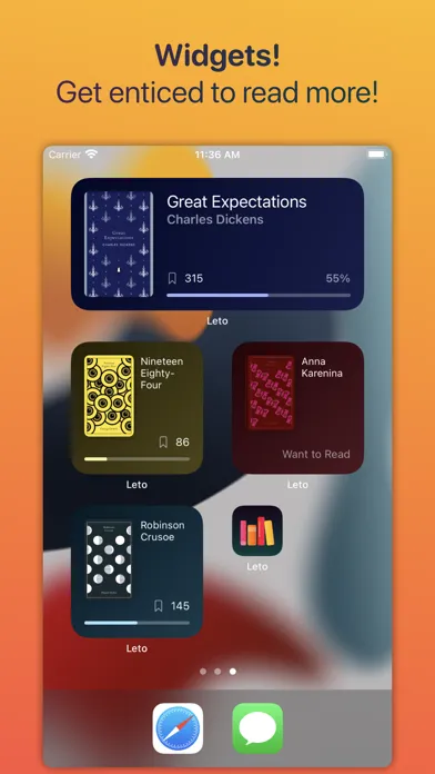 Capturas de tela do Home Library Manager - Leto
