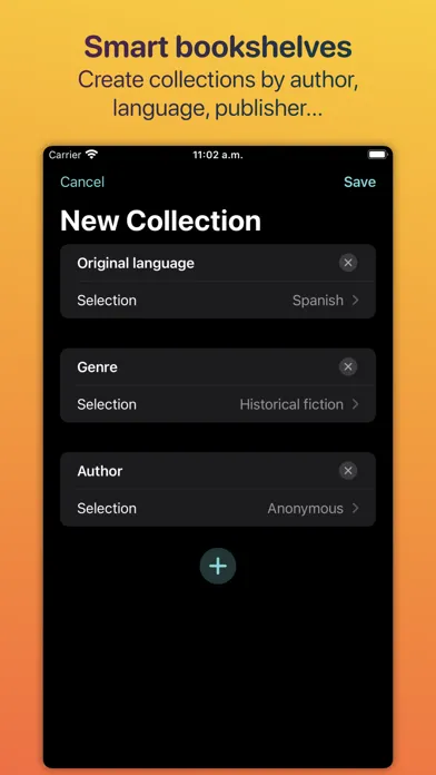 Capturas de tela do Home Library Manager - Leto