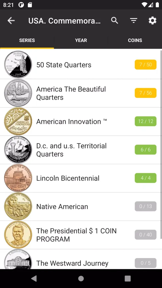 My Coins (Numismatics) Screenshots