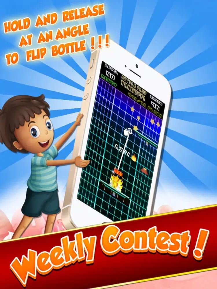 Bottle Flip Takeoff - Best Flip Cup Game iPad  Screenshots