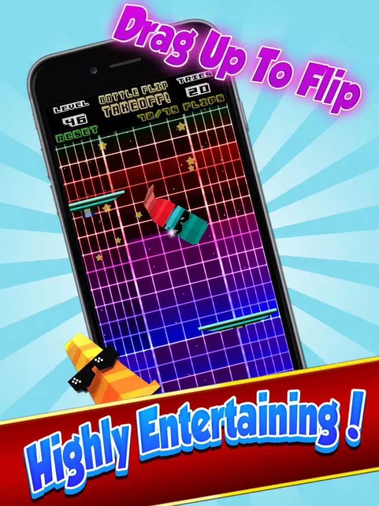 Bottle Flip Takeoff - Best Flip Cup Game iPad  Screenshots