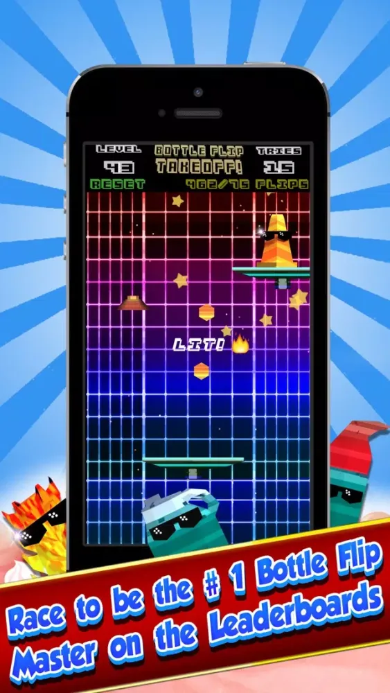 Bottle Flip Takeoff - Best Flip Cup Game Screenshots
