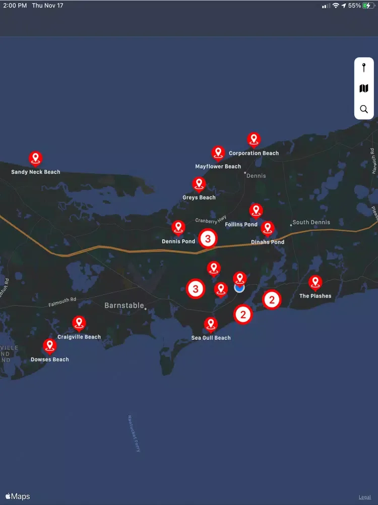 Cape Cod Explore iPad स्क्रीनशॉट