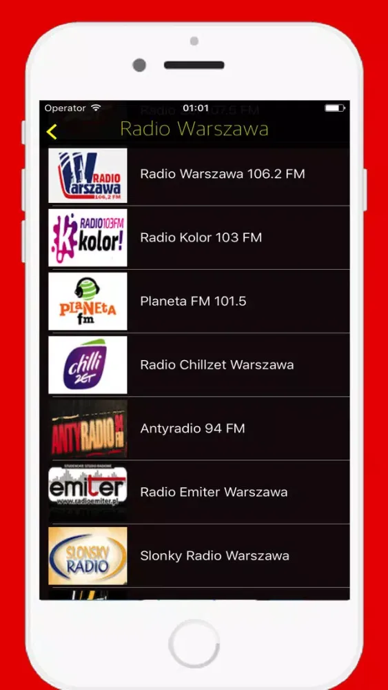 Zrzuty ekranu Radios Polska FM - Radio Poland Online Stations PL