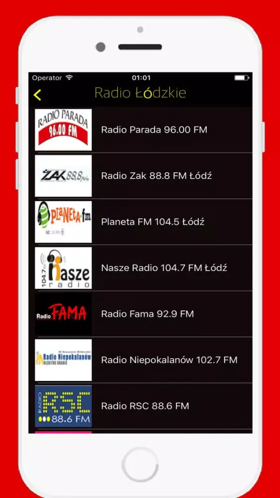 Zrzuty ekranu Radios Polska FM - Radio Poland Online Stations PL
