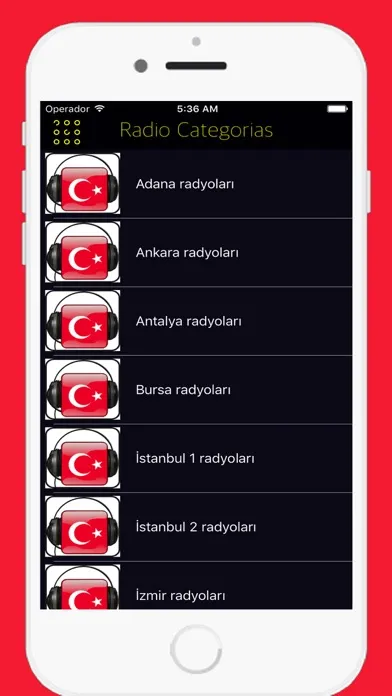 Tangkapan layar Radio Turkey - Turkish Live Radios Stations Online
