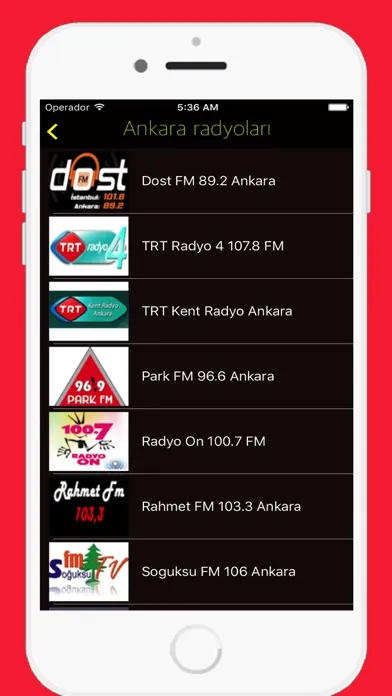 Tangkapan layar Radio Turkey - Turkish Live Radios Stations Online