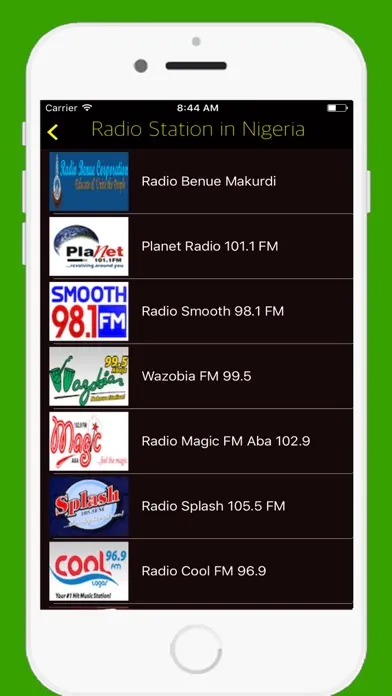 Ảnh chụp màn hình của Radio Nigeria FM - Live Best Radio Stations Online