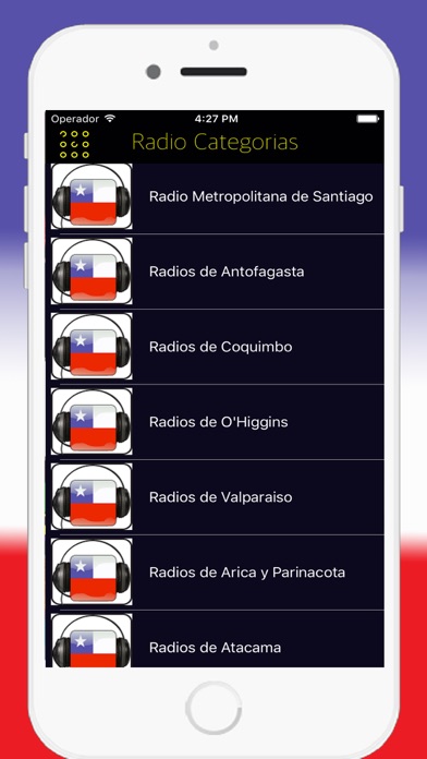 Radio Chile - Chilean Live Radios Stations Online应用截图