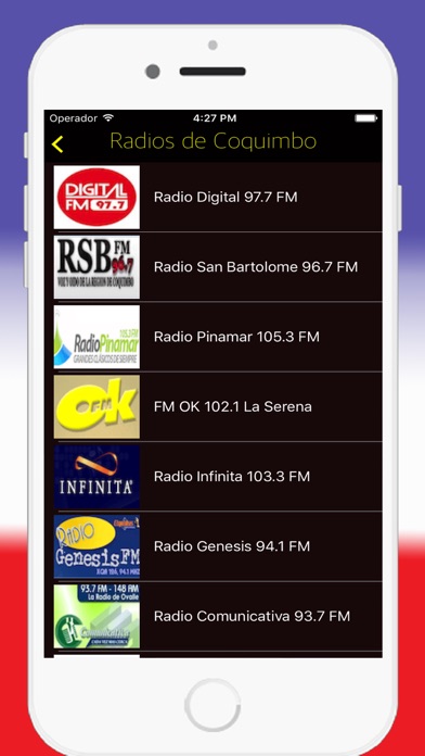 Radio Chile - Chilean Live Radios Stations Online应用截图