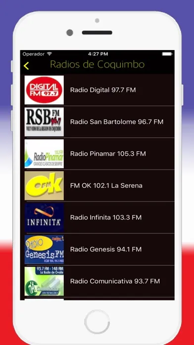 Radio Chile - Chilean Live Radios Stations Online سکرین شاٹس
