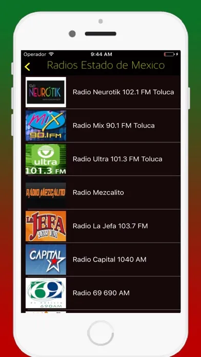 Tangkapan layar Radio Mexican - Live Radios stations Online FM AM