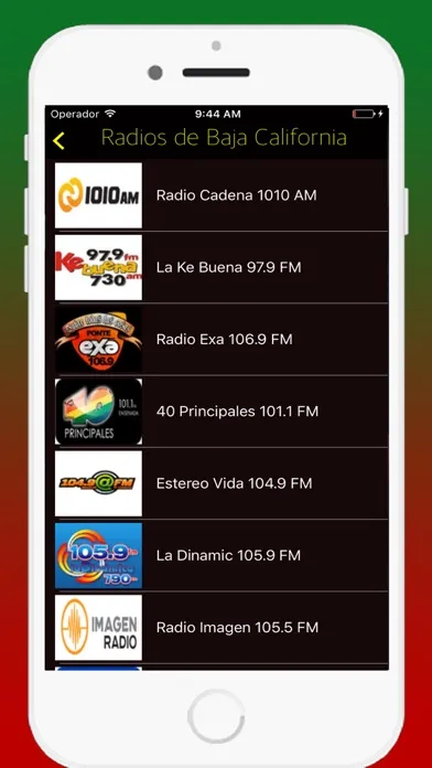 Tangkapan layar Radio Mexican - Live Radios stations Online FM AM