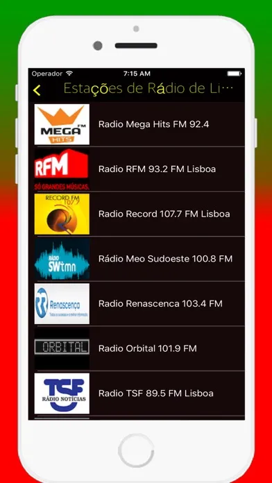 Radios Portuguese FM - Live Radio Stations Online स्क्रीनशॉट