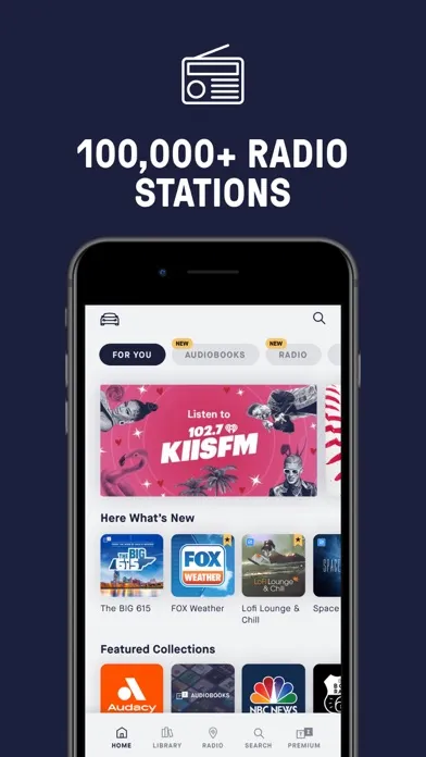 TuneIn Radio: Music & Sports应用截图