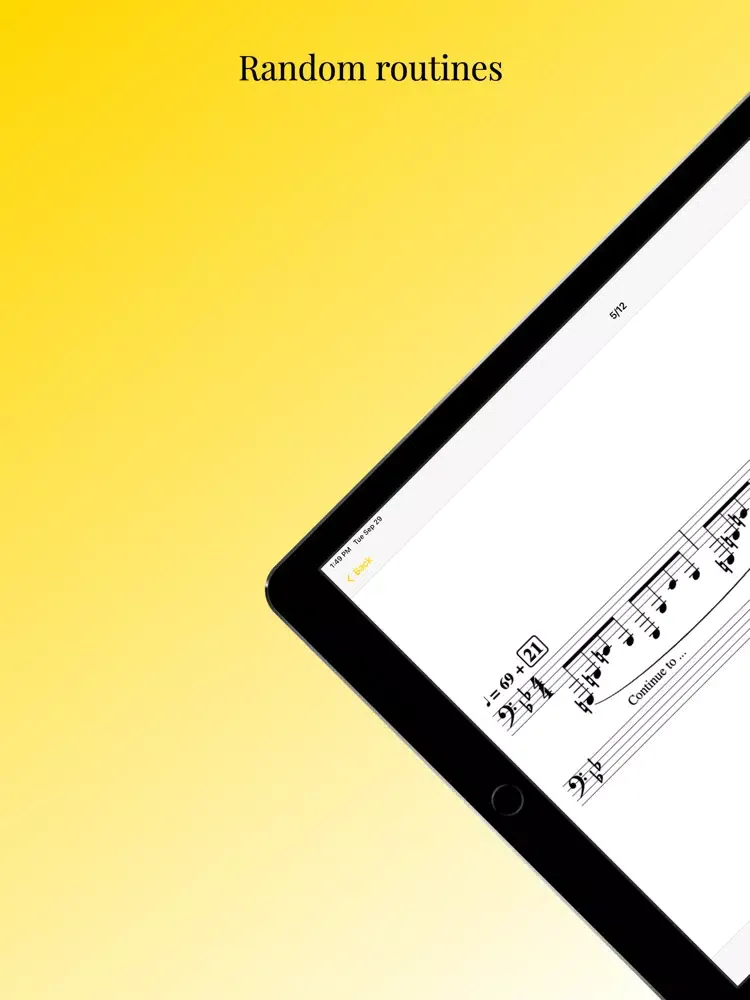 Tuba Routines iPad  スクリーンショット