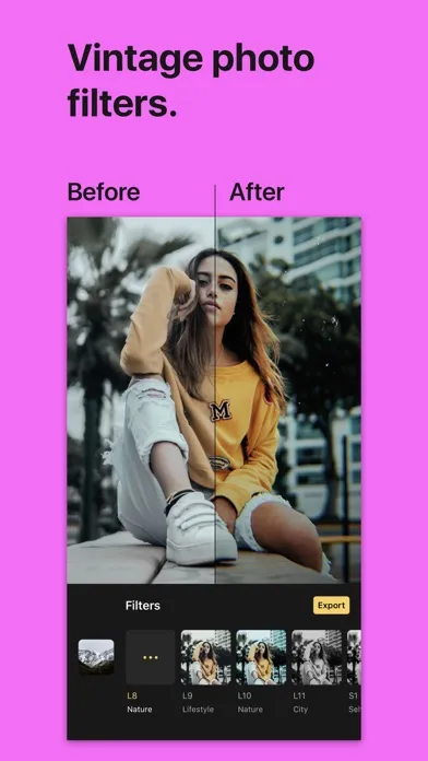 ภาพหน้าจอของ Photo Filters Auto Enhance