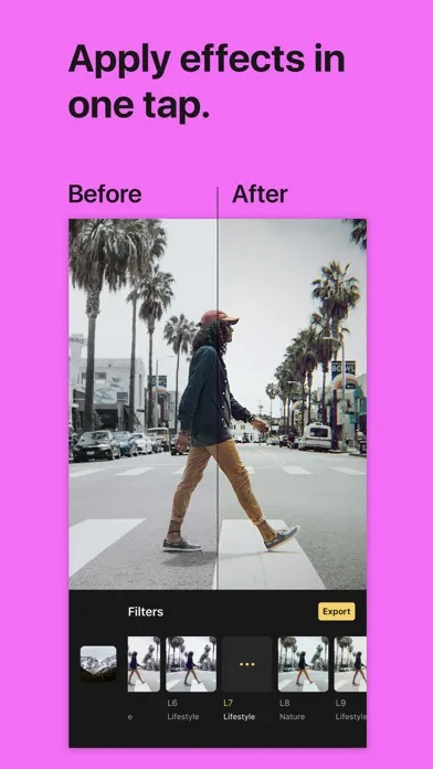 ภาพหน้าจอของ Photo Filters Auto Enhance